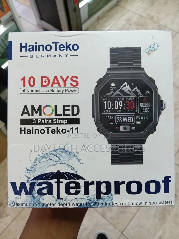 Hainoteko-11 German-Engineered Smartwatch – Amoled Display - thumbnail 2