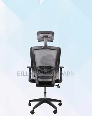 Headrest Office Chair for Long Workdays • Breathable Mesh Airflow