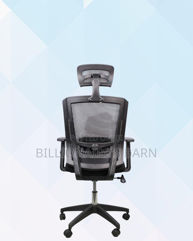 Headrest Office Chair for Long Workdays • Breathable Mesh Airflow - thumbnail 4