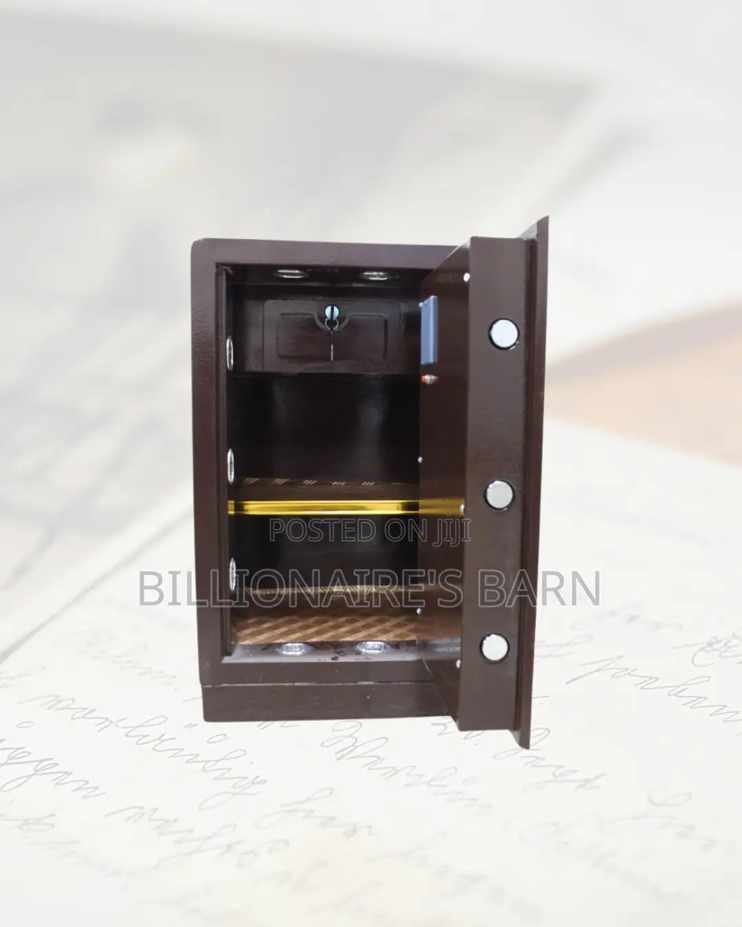 Fireproof Biometric Safe 60kg — Reliable Locking, Programmable Keypad