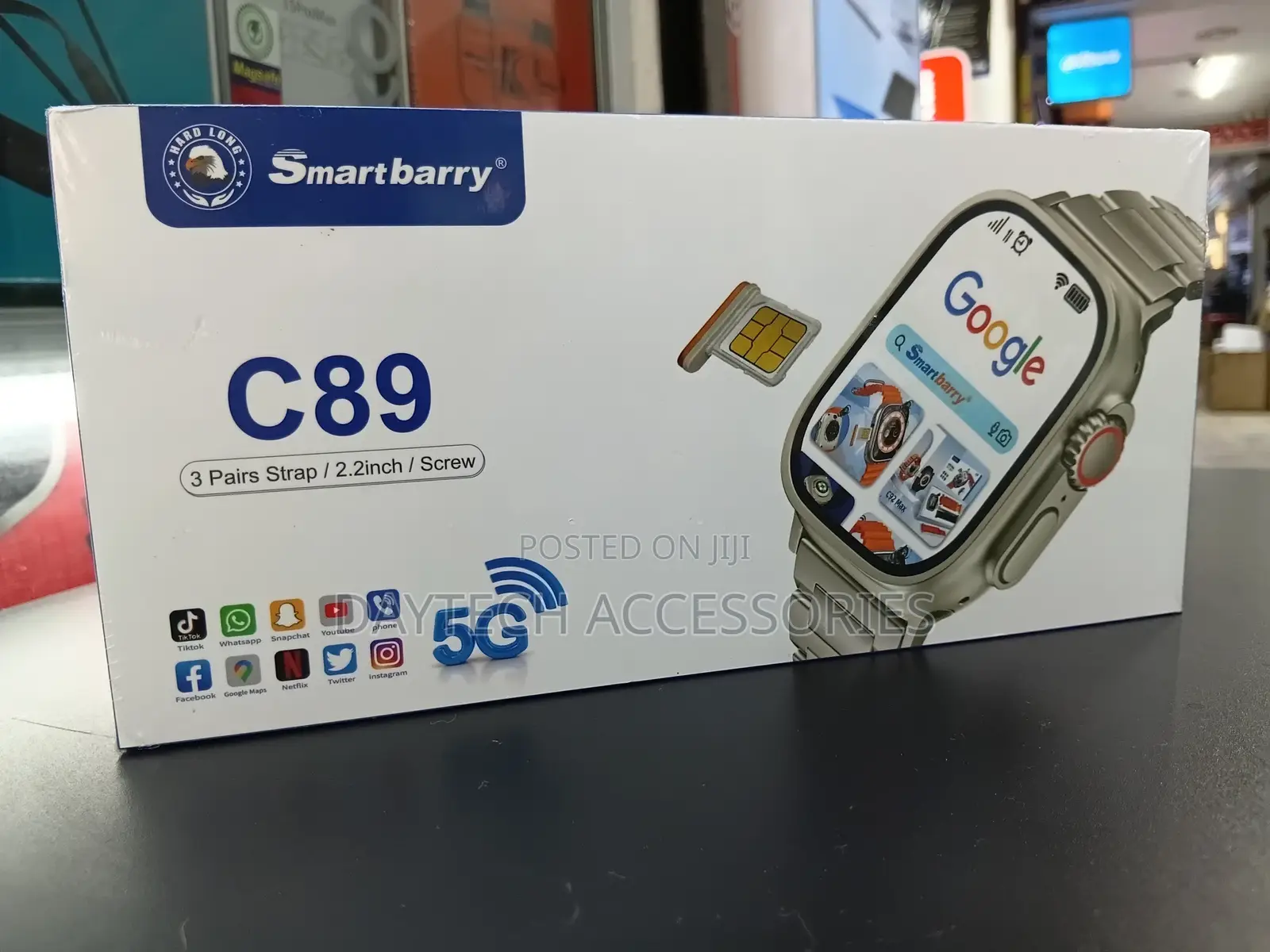 This Is a Smartbarry C89 Smartwatch.