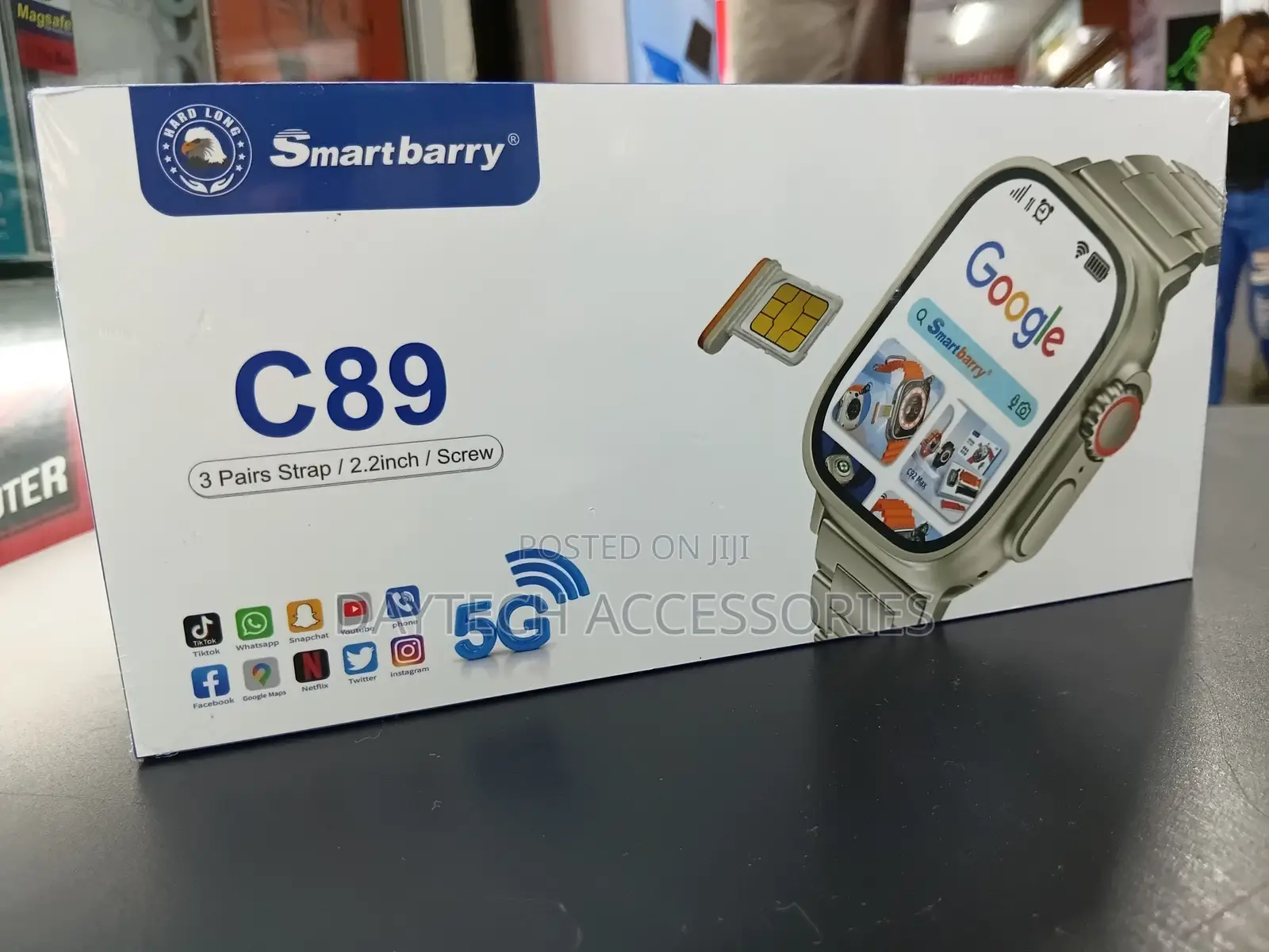 This Is a Smartbarry C89 Smartwatch.