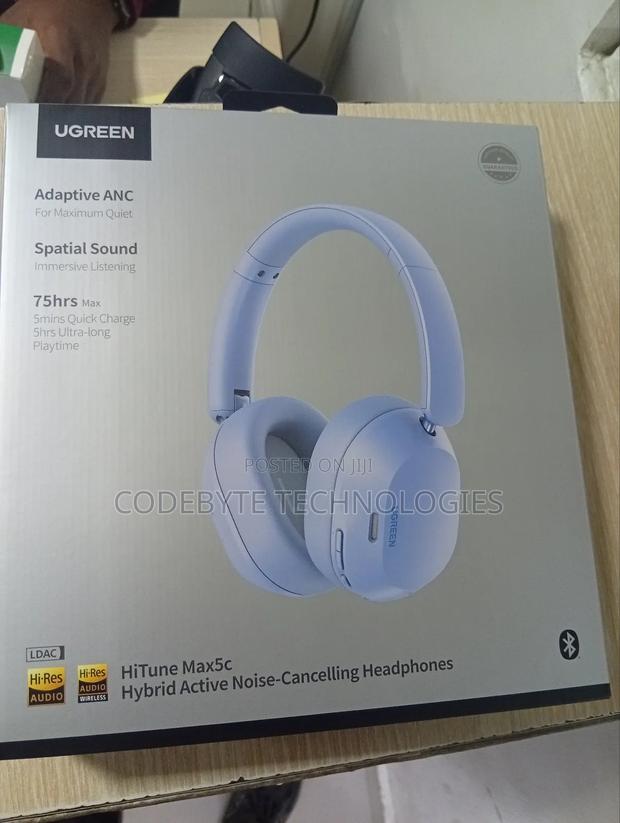 Hitune Max5c^Ugreen Hybrid Active Noise-Cancelling Headphones Hp203 - thumbnail 2