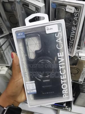Haviok Samsung Galaxy S23 Ultra Leather Case,Magnetic Invisible Stand - thumbnail 2