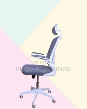 Adjustable Headrest Work Chair for Office — Office-Ready Style.