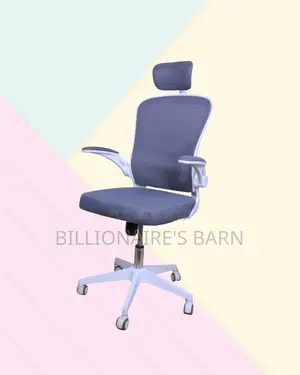 Adjustable Headrest Work Chair for Office — Office-Ready Style.
