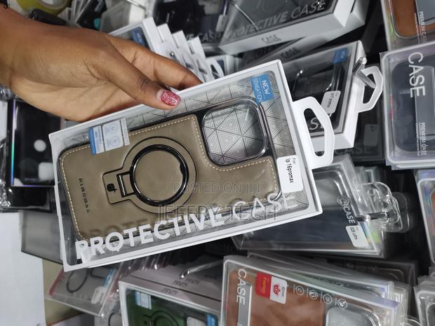 Whalper iPhone 16 Pro Max Leather Back Case With Invisible Stand - thumbnail 3