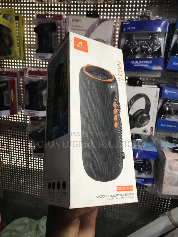 Kisonli Q22 Plus Portable Bluetooth Speaker -16w Powerful Sound Bass