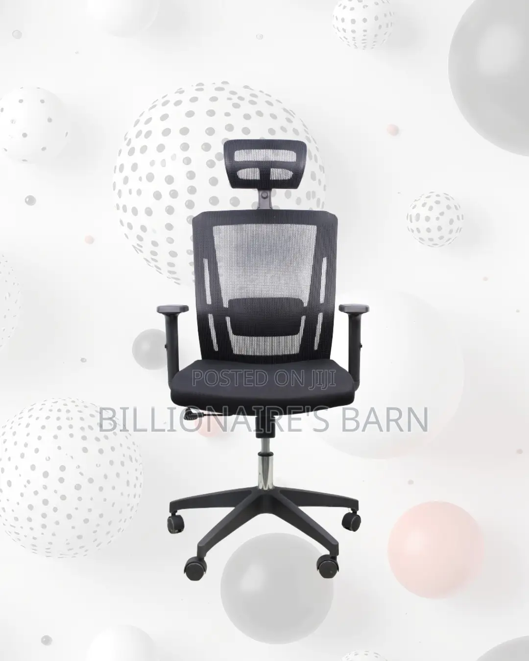 Black Ergonomic Work Chair | Support That Lasts, Neck Support Headrest