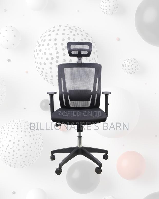 Black Ergonomic Work Chair | Support That Lasts, Neck Support Headrest