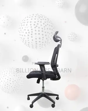 Black Ergonomic Work Chair | Support That Lasts, Neck Support Headrest