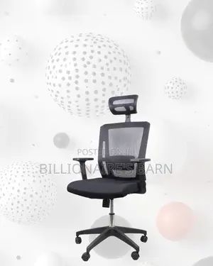 Black Ergonomic Work Chair | Support That Lasts, Neck Support Headrest