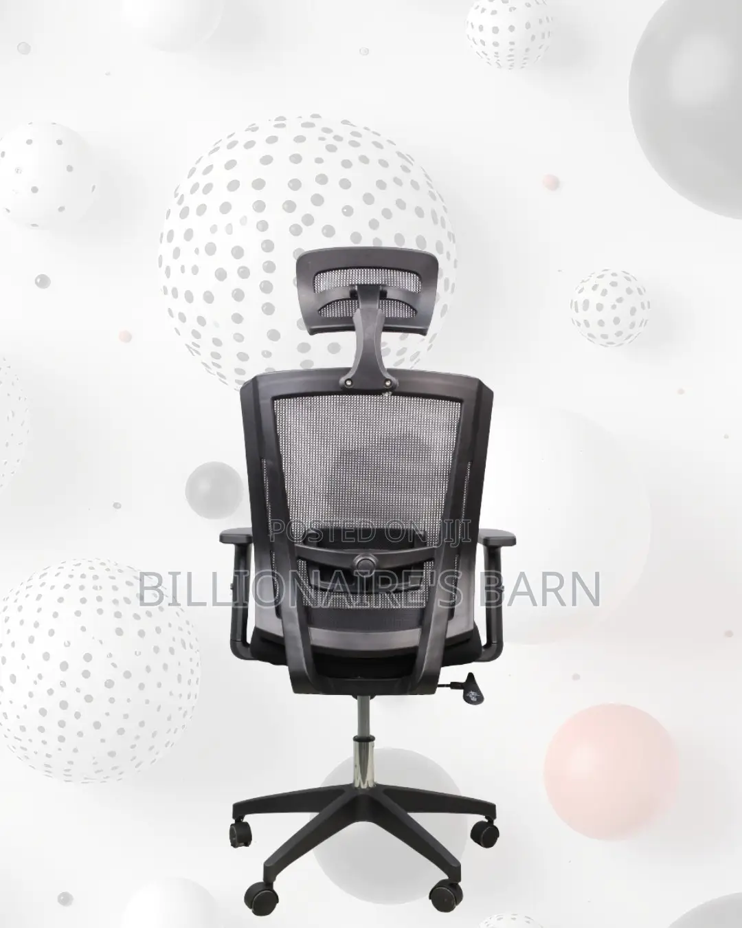 Black Ergonomic Work Chair | Support That Lasts, Neck Support Headrest
