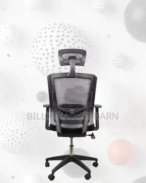 Black Ergonomic Work Chair | Support That Lasts, Neck Support Headrest