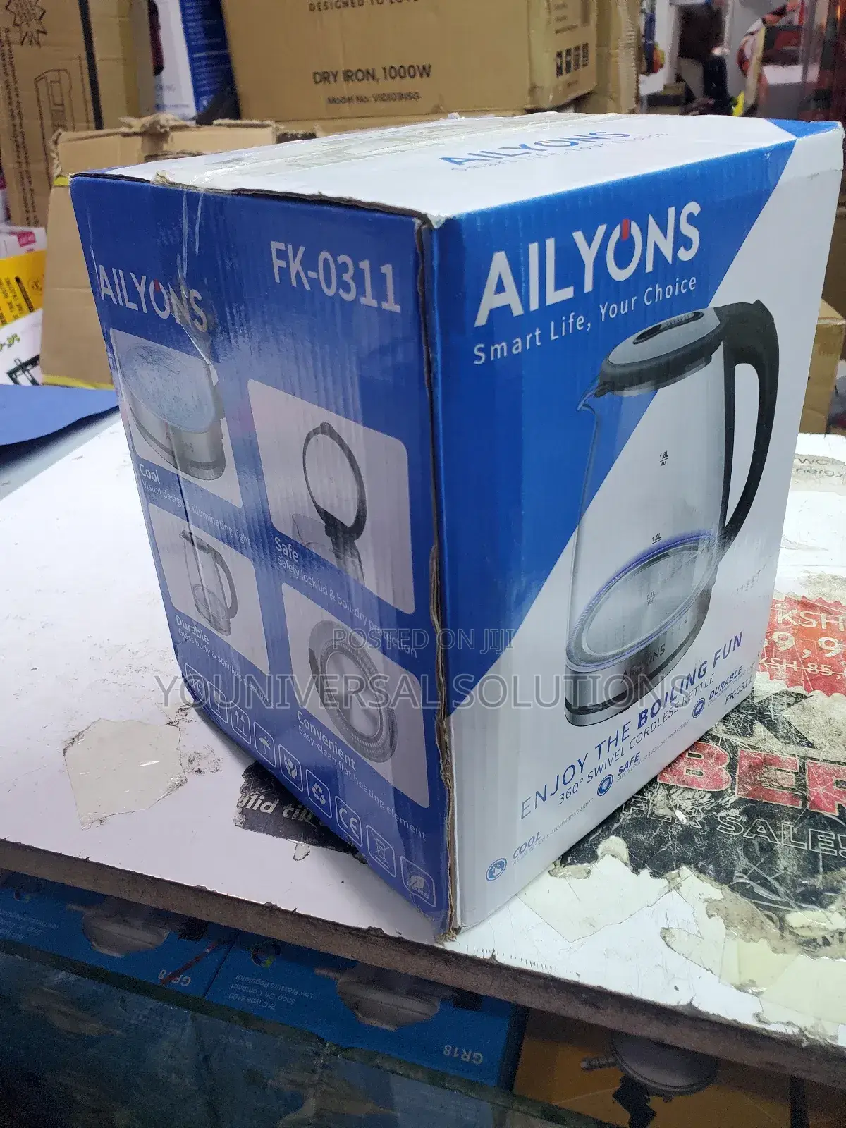 Ailyons 2.0 Litres Glass Kettle