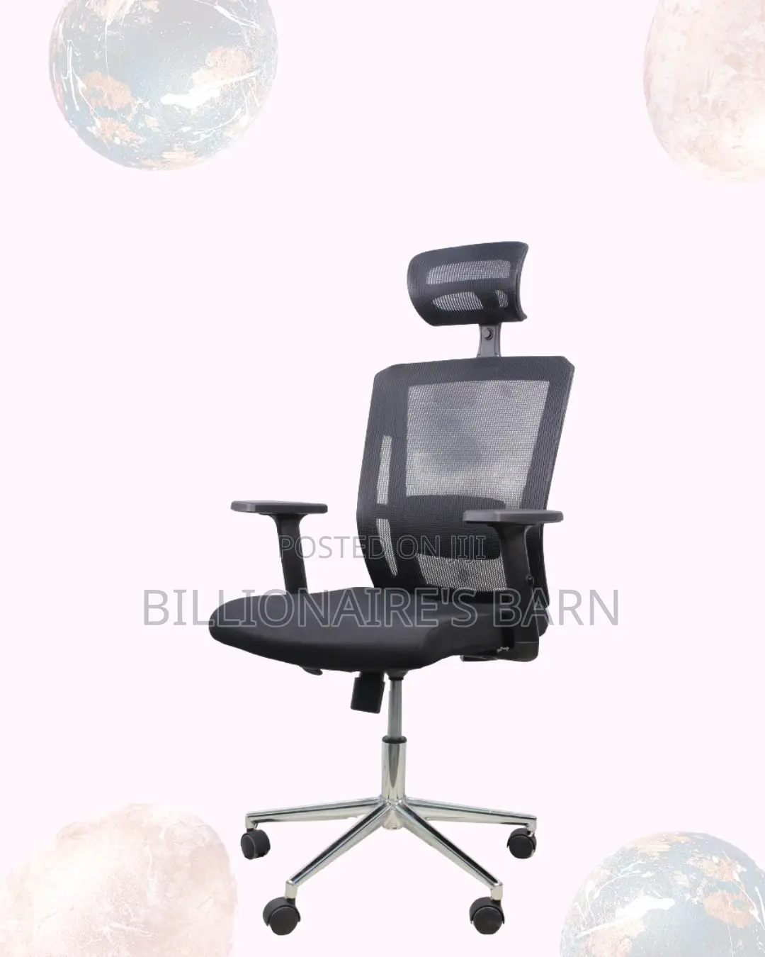 Ergonomic Mesh Task Chair for Work | Strong Chrome Base