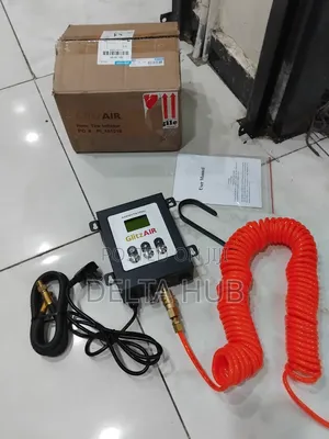 Digital Tire Inflator With Programmable Pressure and Auto Stop