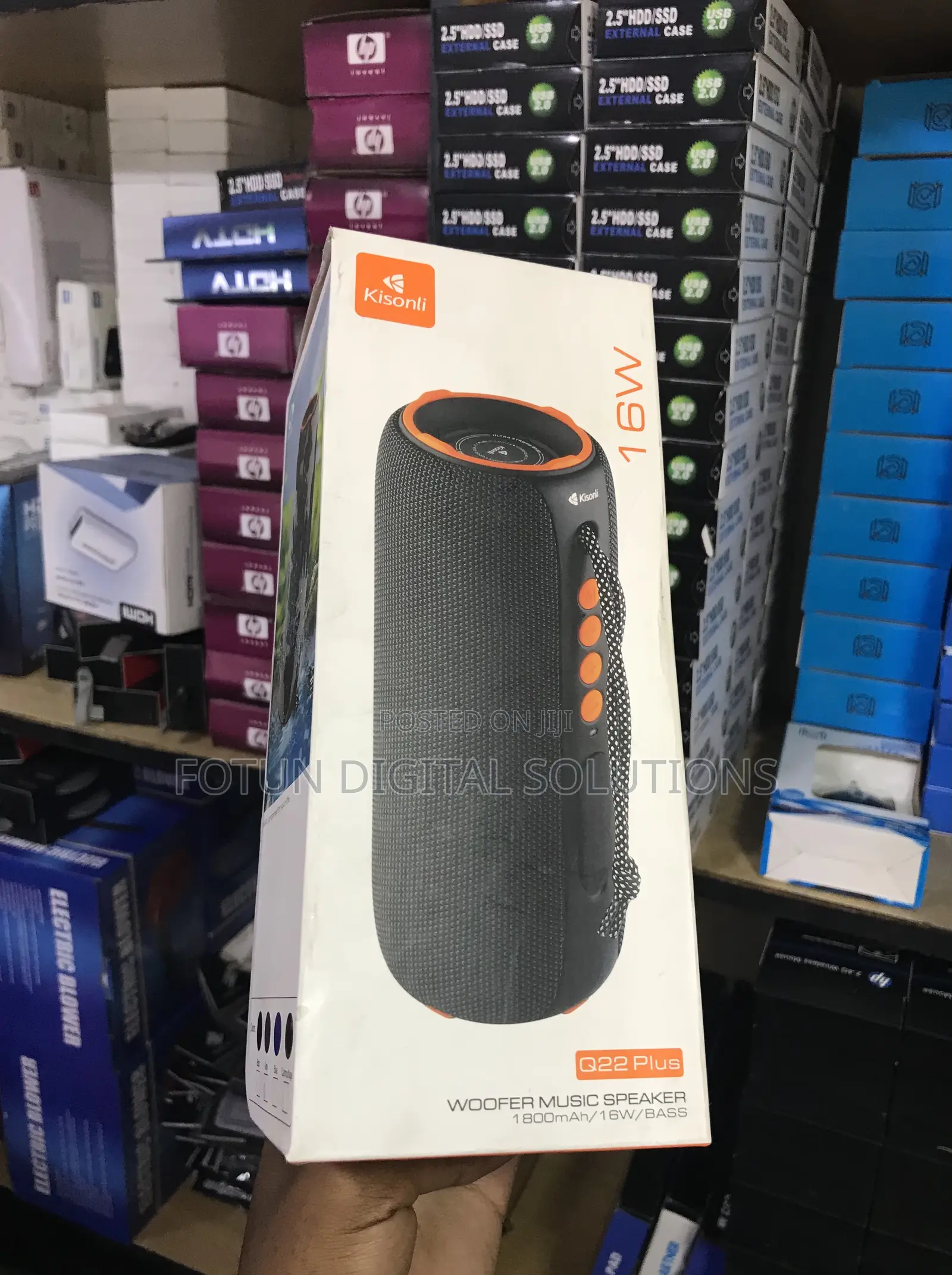 Kisonli Q22 Plus 16w - High Value Bluetooth Speaker With Long Battery