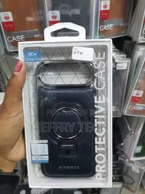 Vause iPhone 17 Air Leather Back Case With Invisible Stand