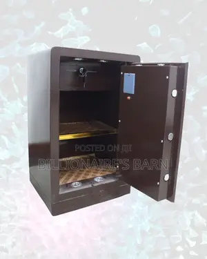 Biometric Digital Safe 80kg • Fireproof Safety, Dual Alarm Security