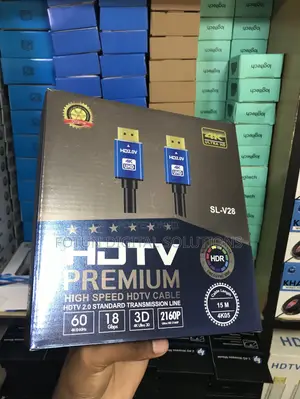 Heavy Duty 15m Hdmi Cable - Nylon Braided, at 60hz HDR Support