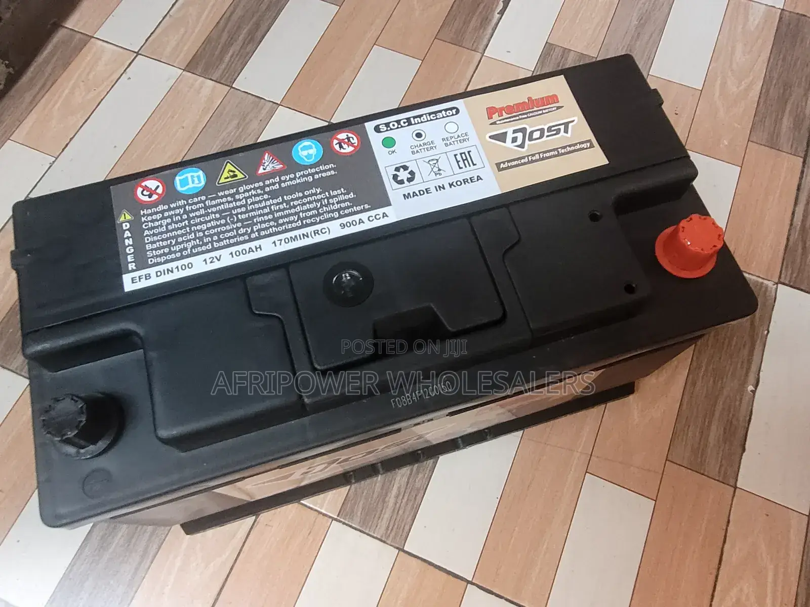 Bost Din 100 Efb Start - Stop Battery