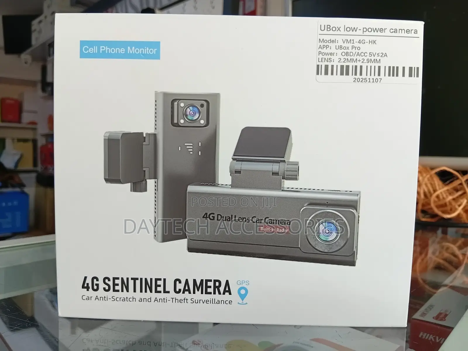 Dash Cam Front and Rear +1080p, Built-in Wifi, Dash Camera for Cars.