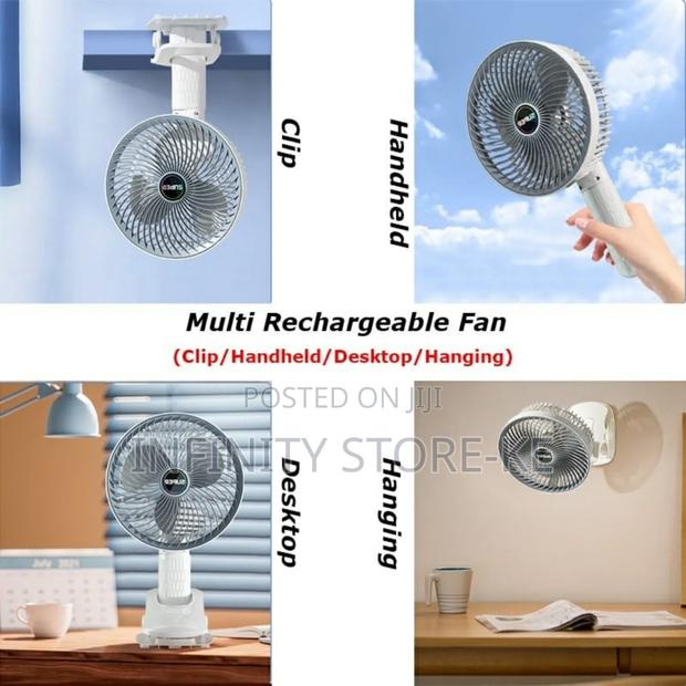 Mini Portal Fan/ Clipping Hanging Fan - thumbnail 2