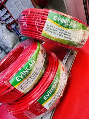 Evincab 6.0mm Single Core Wiring Cable 90m Wire Red-Professional Grade