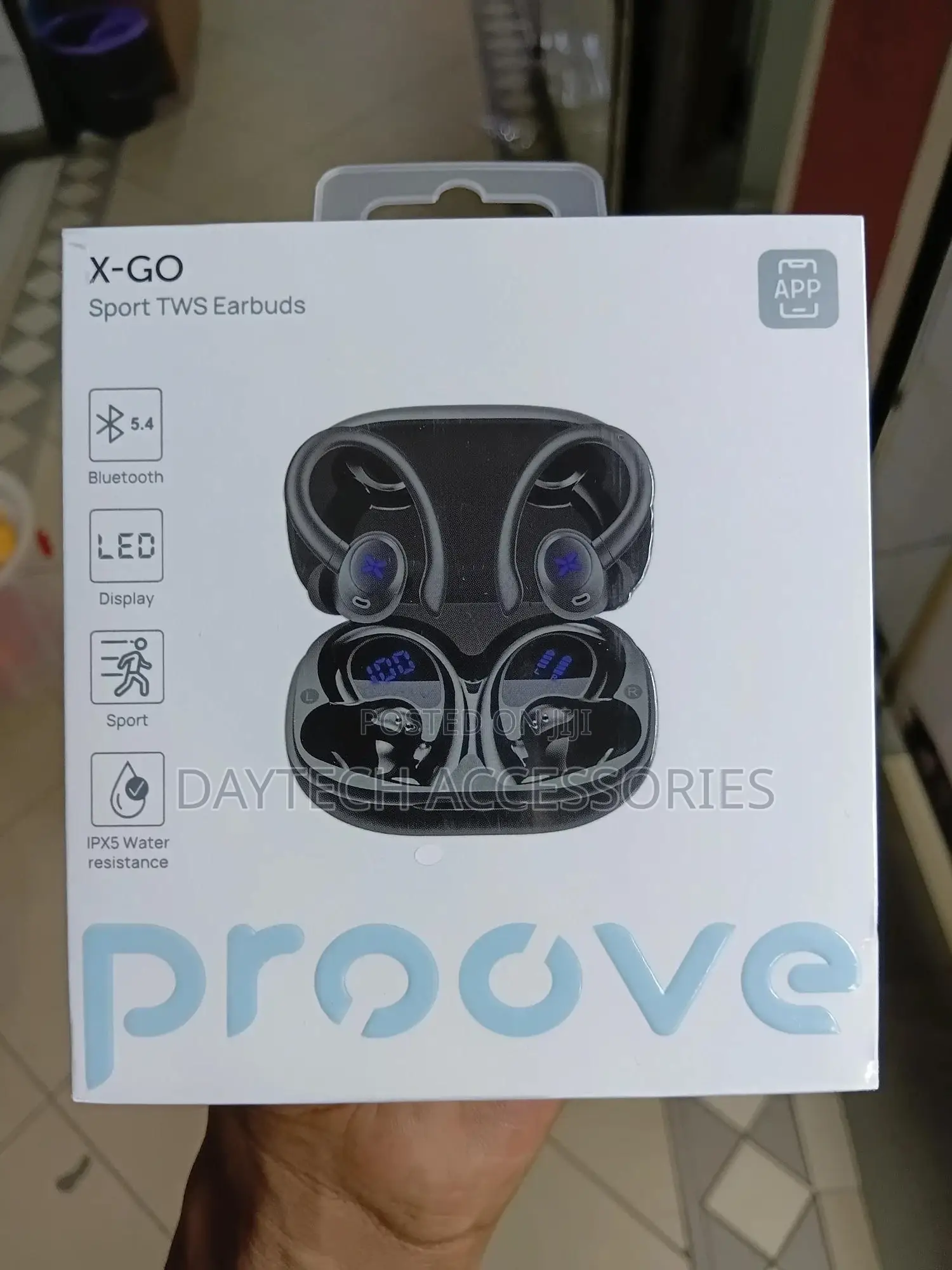 Proove X-Go TWS Wireless Sports Headphones (App) - White