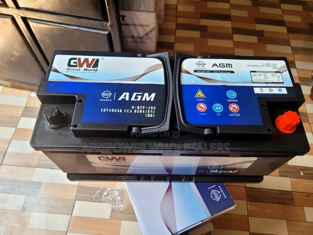 Gw Din 105 Agm Start - Stop Battery - thumbnail 2