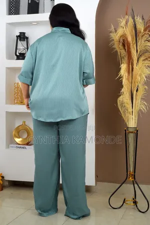 Short Sleeve Trouser Suit