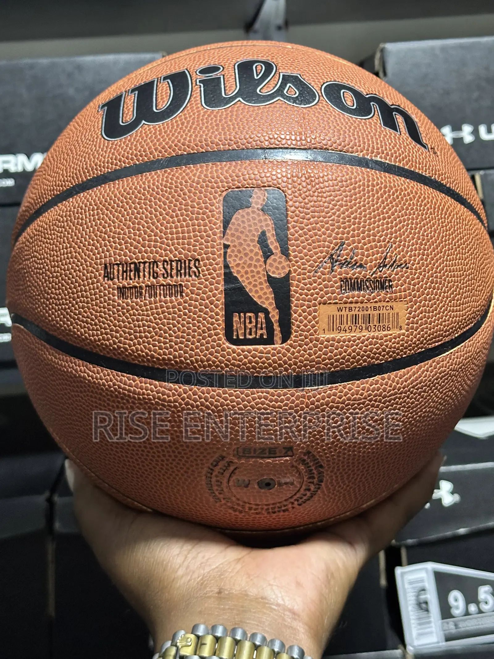 Wilson Aunthentic Series Nba Basketball Ball -Size 7