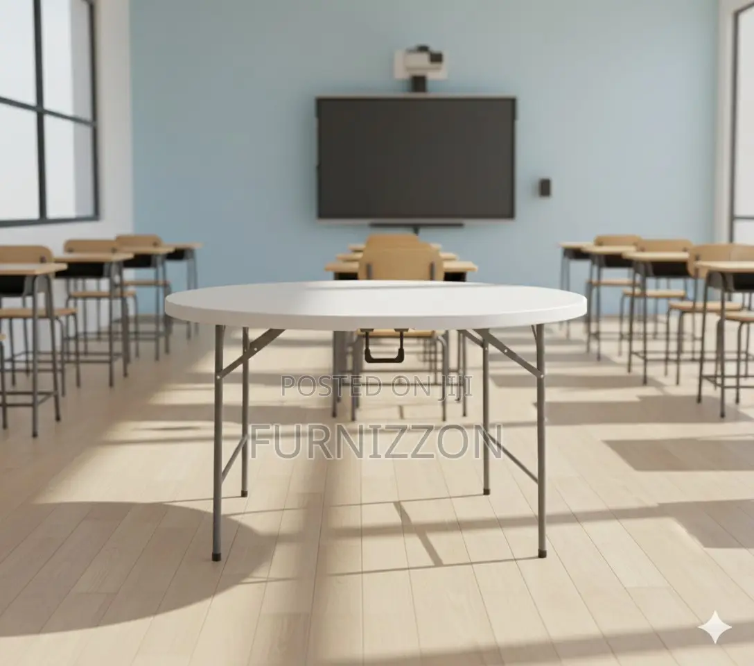 Heavy Duty Plastic Foldable Round Table 1.5m