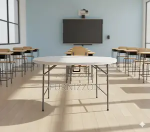 Heavy Duty Plastic Foldable Round Table 1.5m