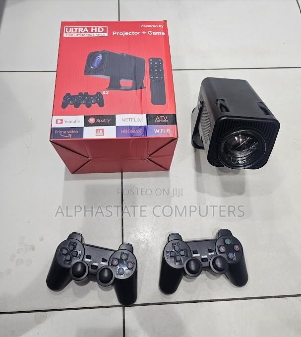 Smart Android Projector + Game Console Combo Led Projector With Wifi 6 - thumbnail 3