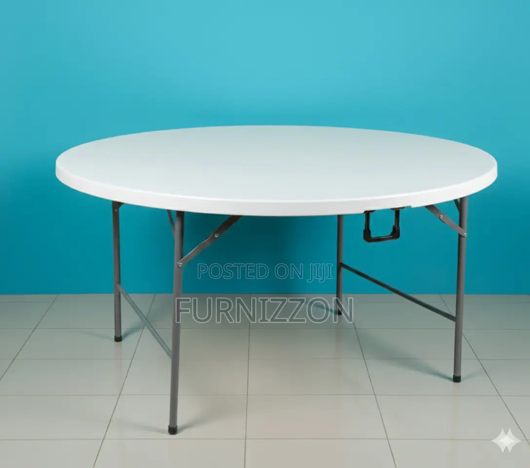 Spacious 1.5m Round Table for Events and Functions