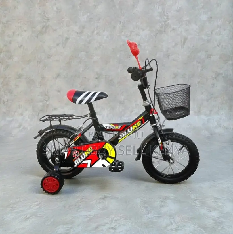 Sturdy Frame Front Basket 16 Inch 4-7 Years Children Kids Bicycle