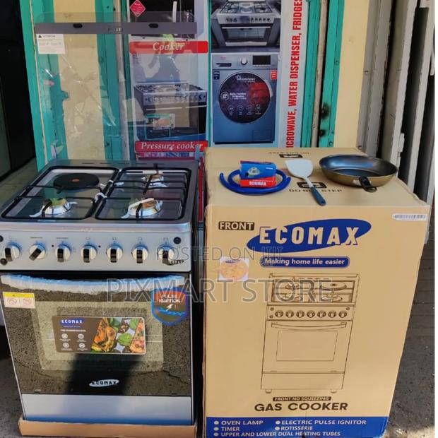 Ecomax 50x55 3+1 Standing Cooker With Free Accessories