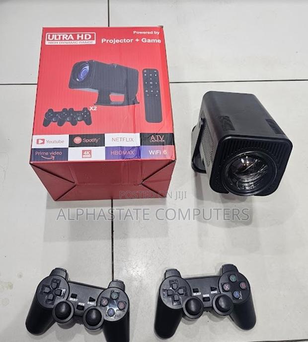 Smart Projector With Built-in Games and Dual Wireless Gamepads - thumbnail 3