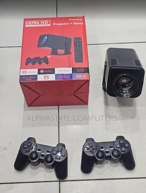 Smart Android Projector With Gaming Controller Home Theater Display - thumbnail 2