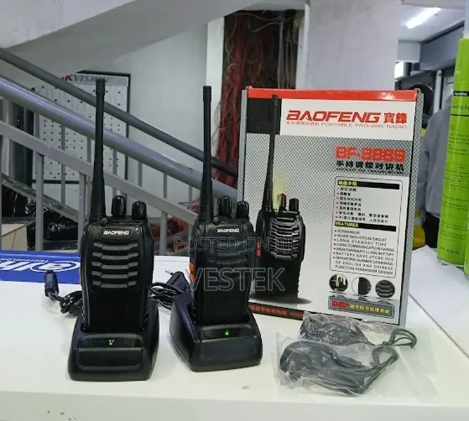 Walkie Talkie 888s 5w 16ch Uhf 400-470mhz Radio Baofeng Bf888s