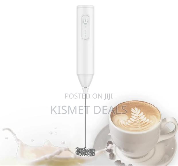 Cappuccino Maker Mini Milk Frother Usb Rechargeable 3 Foam Maker - thumbnail 6
