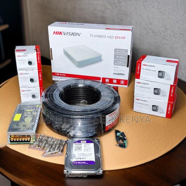 Hikvision 6 Turbo Hd 1080p 2mp CCTV Night Vision Complete System Kit