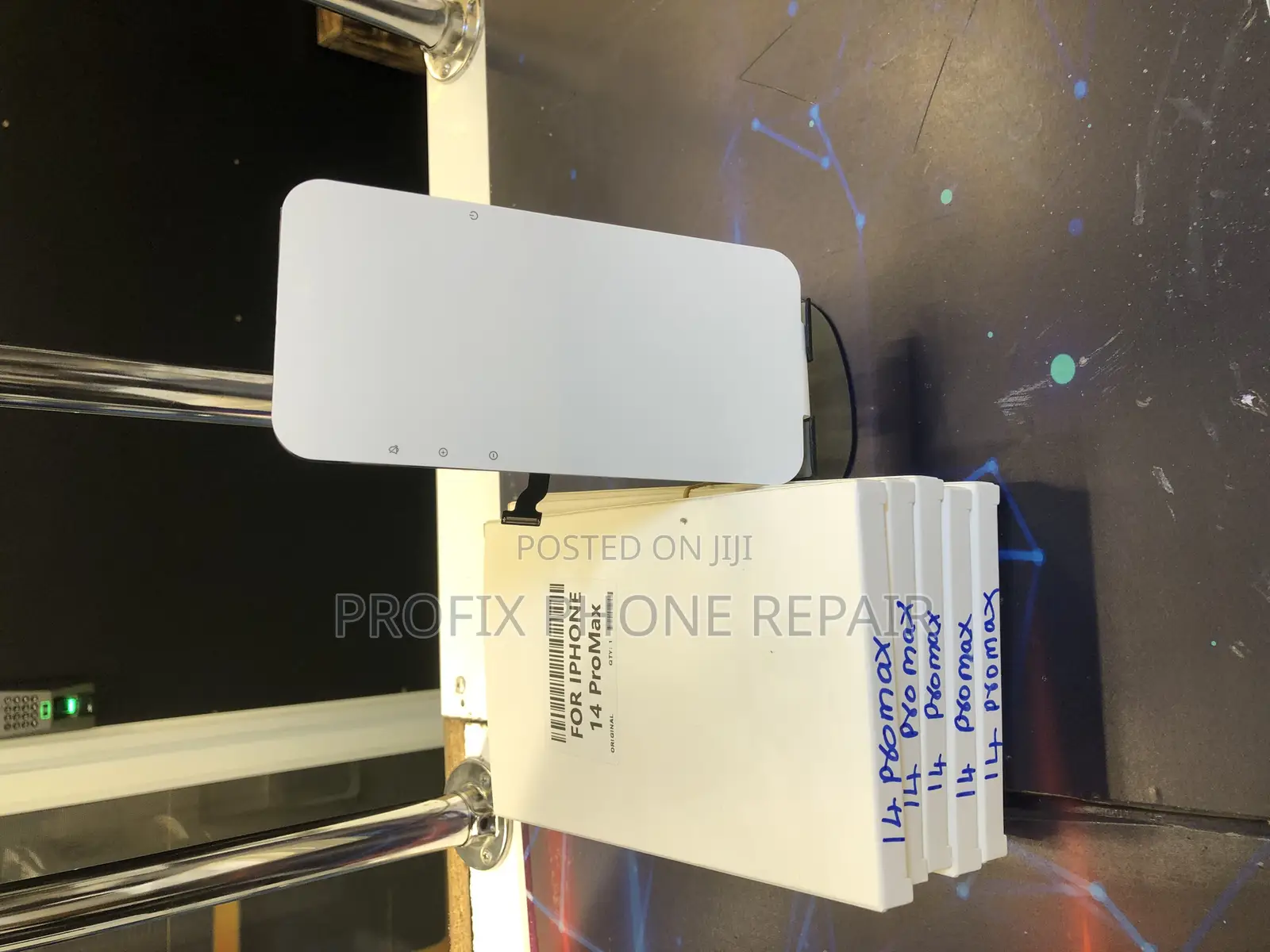 Original iPhone 14 Promax Broken Screen Replacement and Instalallation