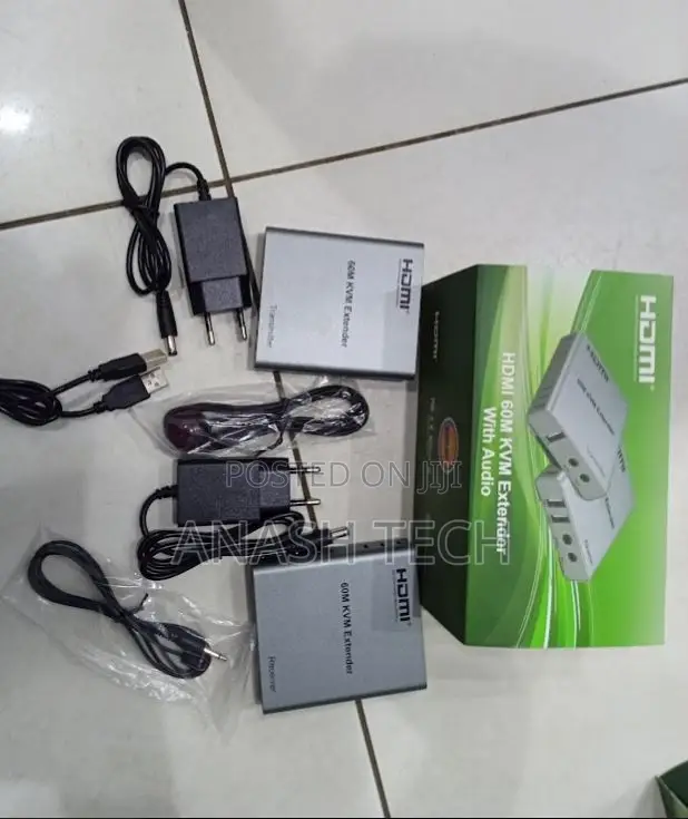 New 60m KVM Extender With R/L Audio Output, 1080p Resolution