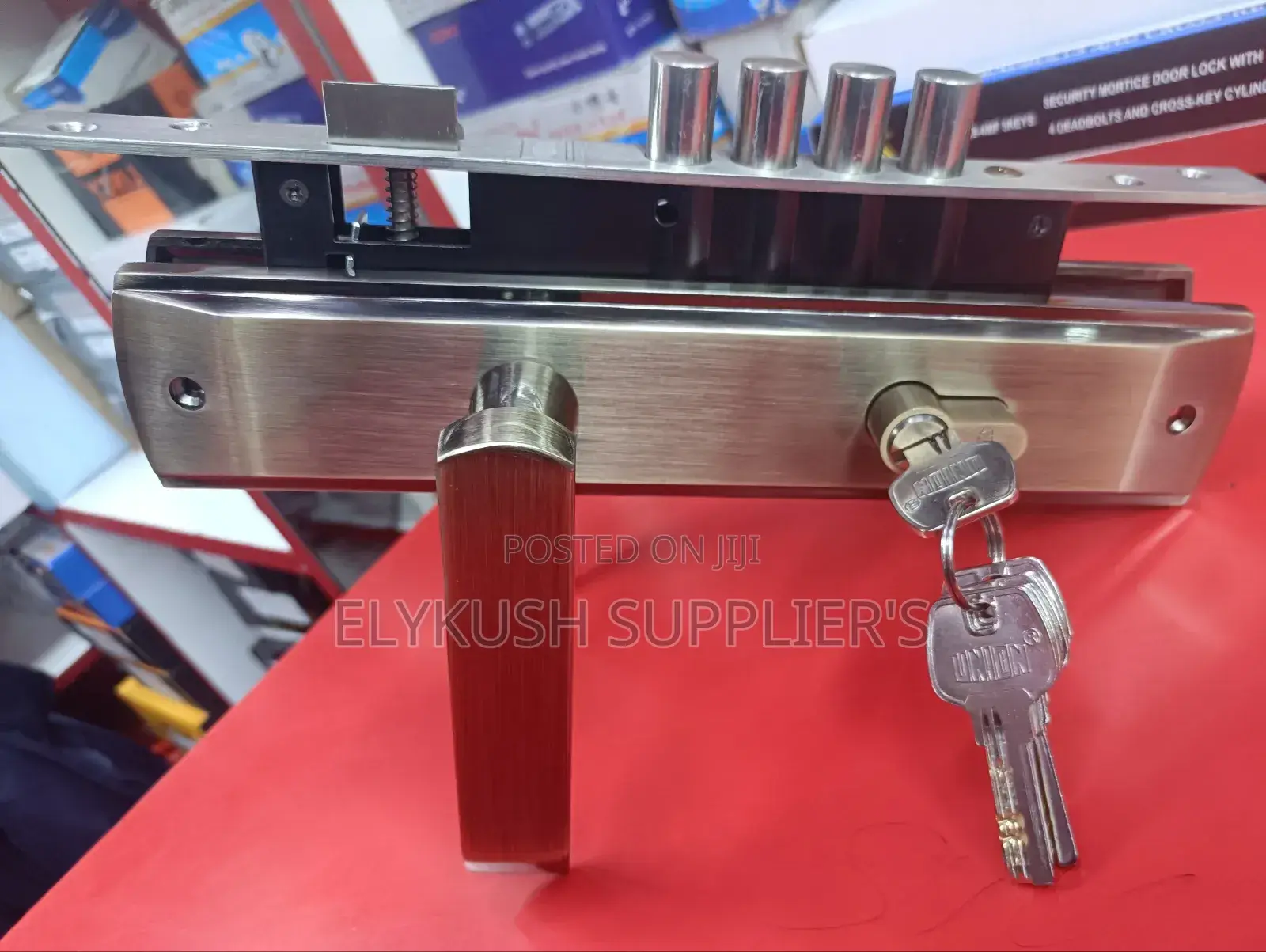 Union Plain Handle 4pin Steel Door Locks