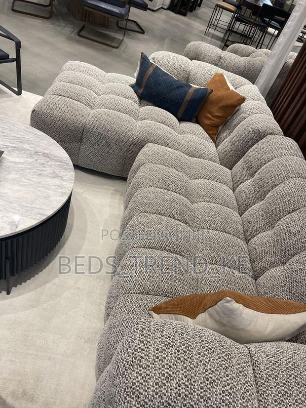 Royal Elegant 6 Seater Bubble L Sofa