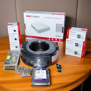 Hikvision 6 Turbo Hd 1080p CCTV With Motion Detection Complete System