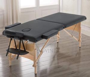 Portable 2-folding Wooden Massage Table - main view